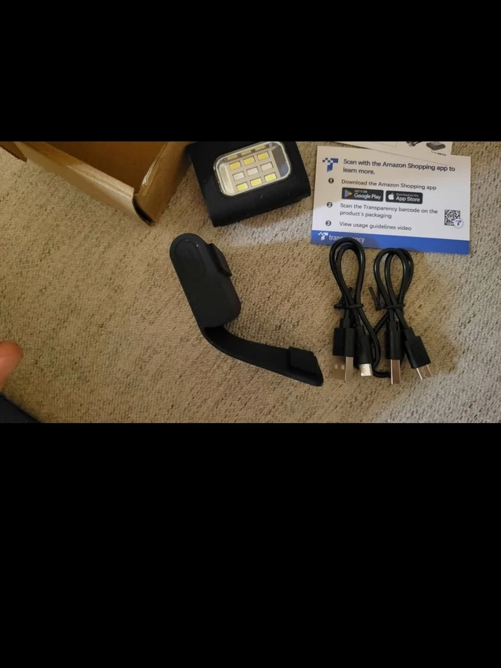 2 Pack Safety LED Safety Jogging Light